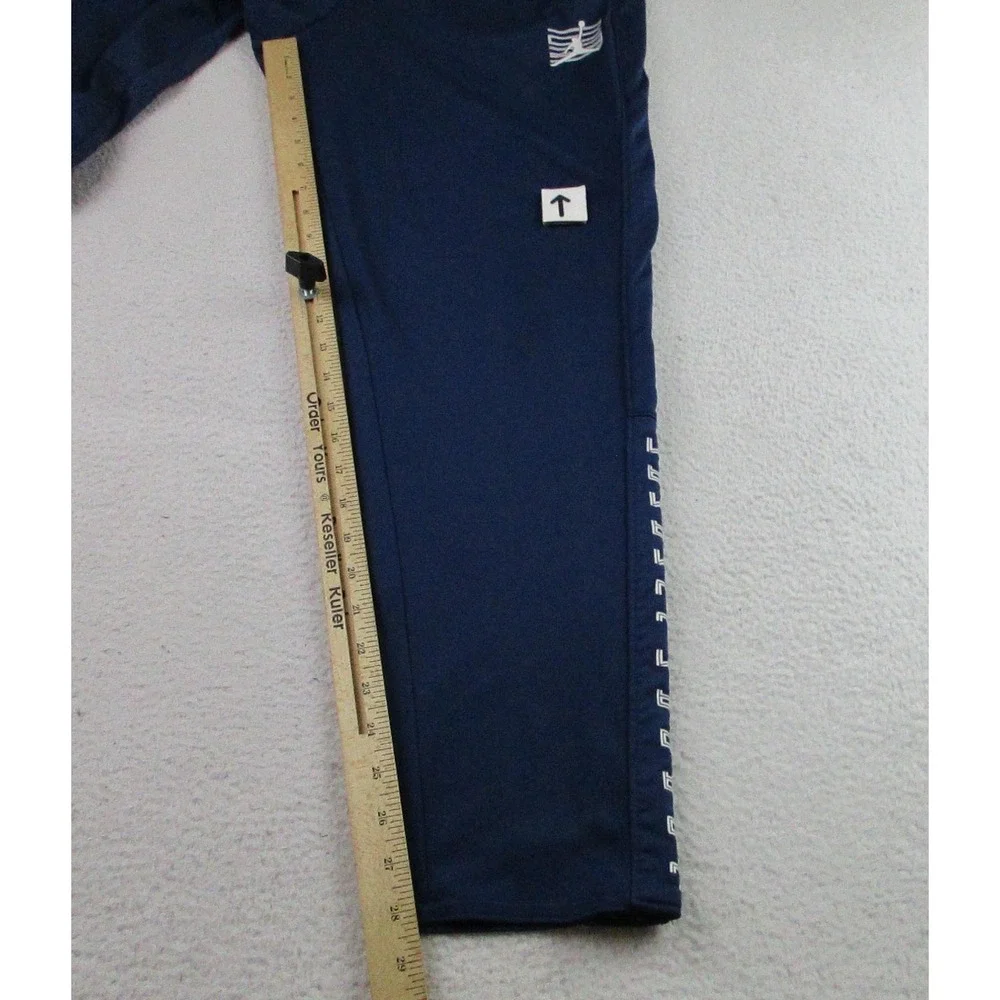 Jordan Pants Mens Large Navy Dri-FIT Snap Button Tear Away Warm Up AH1551-410‎